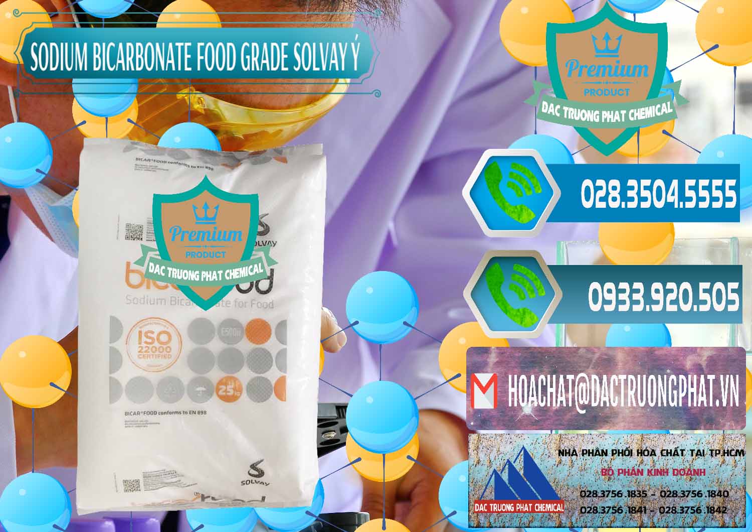 Công ty chuyên nhập khẩu & bán Sodium Bicarbonate – Bicar NaHCO3 Food Grade Solvay Ý Italy - 0220 - Đơn vị chuyên bán và phân phối hóa chất tại TP.HCM - congtyhoachat.net