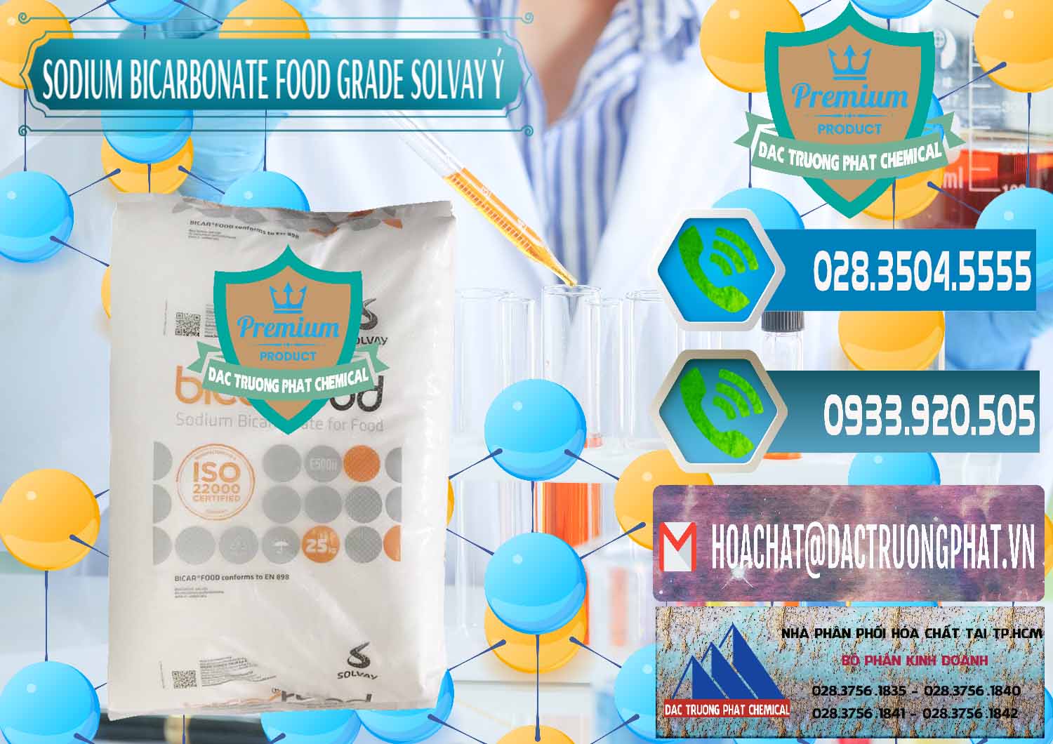 Đơn vị nhập khẩu _ bán Sodium Bicarbonate – Bicar NaHCO3 Food Grade Solvay Ý Italy - 0220 - Công ty kinh doanh và cung cấp hóa chất tại TP.HCM - congtyhoachat.net