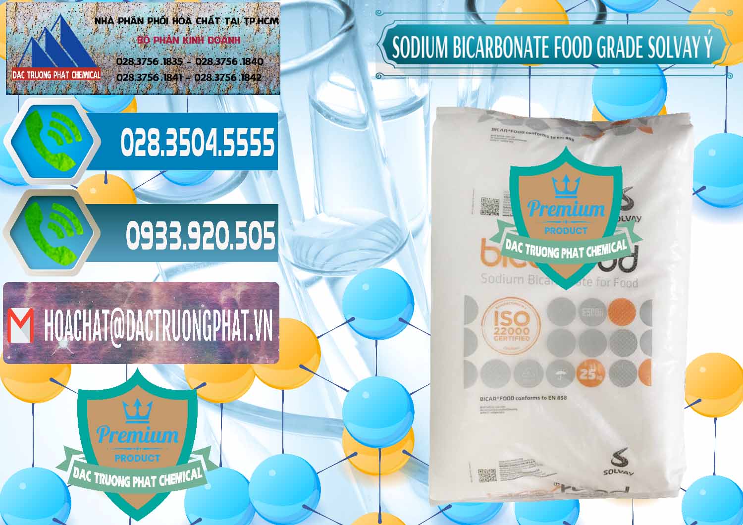 Cty chuyên kinh doanh & bán Sodium Bicarbonate – Bicar NaHCO3 Food Grade Solvay Ý Italy - 0220 - Đơn vị phân phối & cung cấp hóa chất tại TP.HCM - congtyhoachat.net