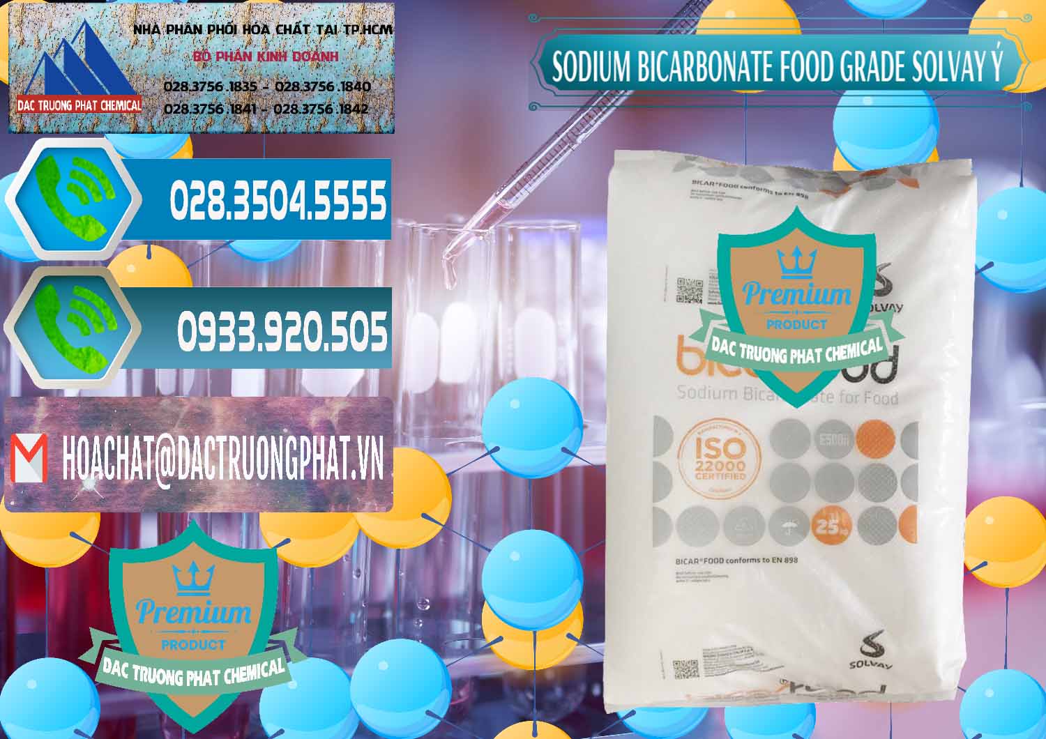 Nhập khẩu & bán Sodium Bicarbonate – Bicar NaHCO3 Food Grade Solvay Ý Italy - 0220 - Nơi chuyên phân phối và bán hóa chất tại TP.HCM - congtyhoachat.net