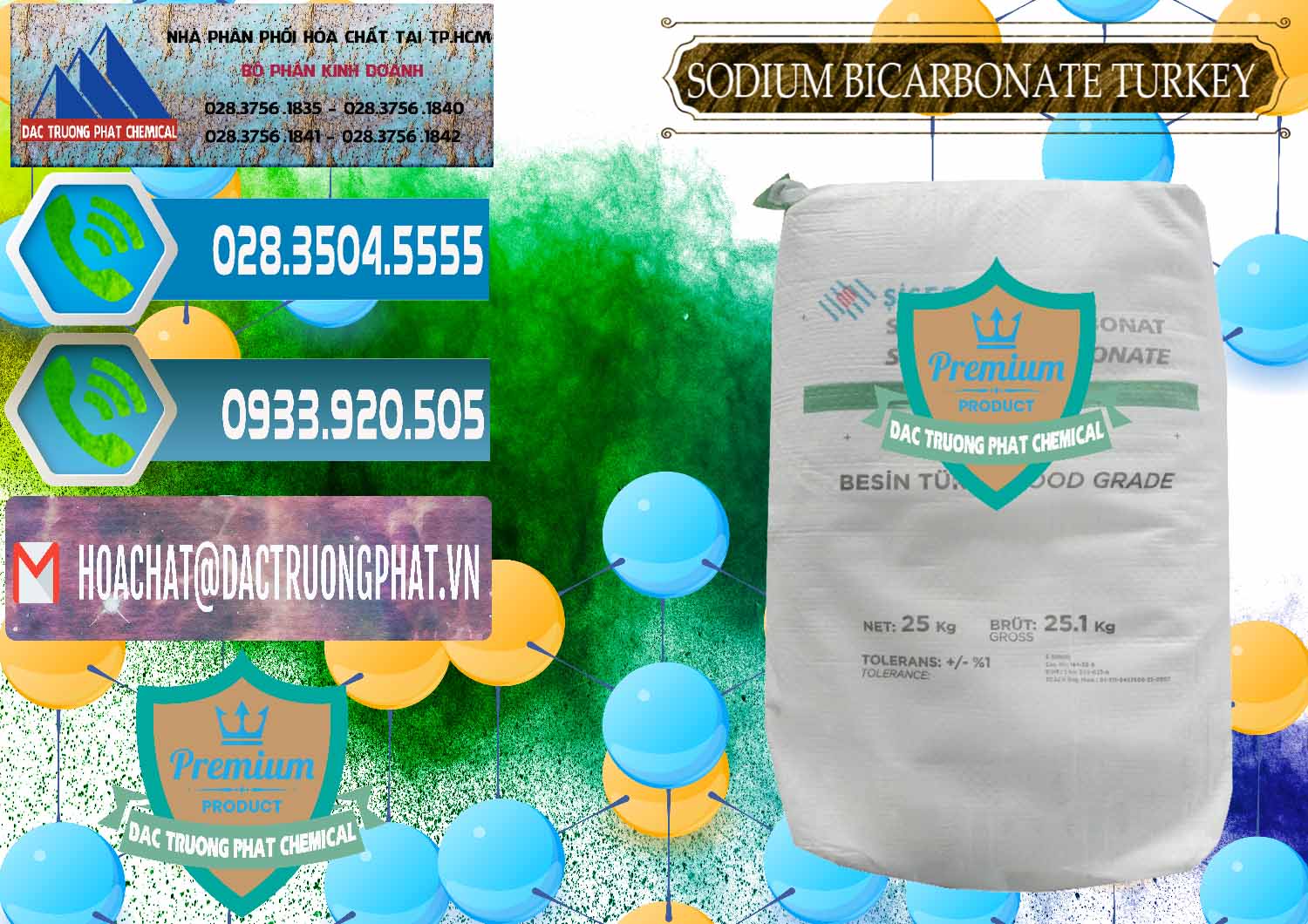 Cty bán & phân phối Sodium Bicarbonate – Bicar NaHCO3 Food Grade Thổ Nhĩ Kỳ Turkey - 0219 - Cty kinh doanh - phân phối hóa chất tại TP.HCM - congtyhoachat.net