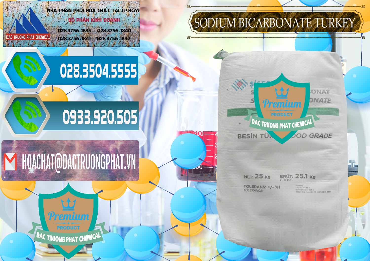 Nơi chuyên bán và cung ứng Sodium Bicarbonate – Bicar NaHCO3 Food Grade Thổ Nhĩ Kỳ Turkey - 0219 - Cty chuyên kinh doanh - phân phối hóa chất tại TP.HCM - congtyhoachat.net
