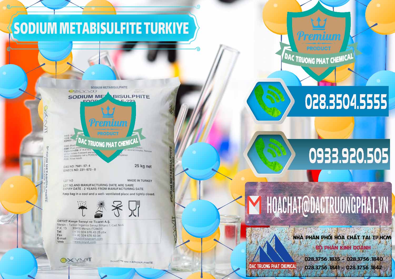Nhà phân phối ( bán ) Sodium Metabisulfite - NA2S2O5 Food Grade E-223 Thổ Nhĩ Kỳ Turkey - 0413 - Phân phối & cung ứng hóa chất tại TP.HCM - congtyhoachat.net