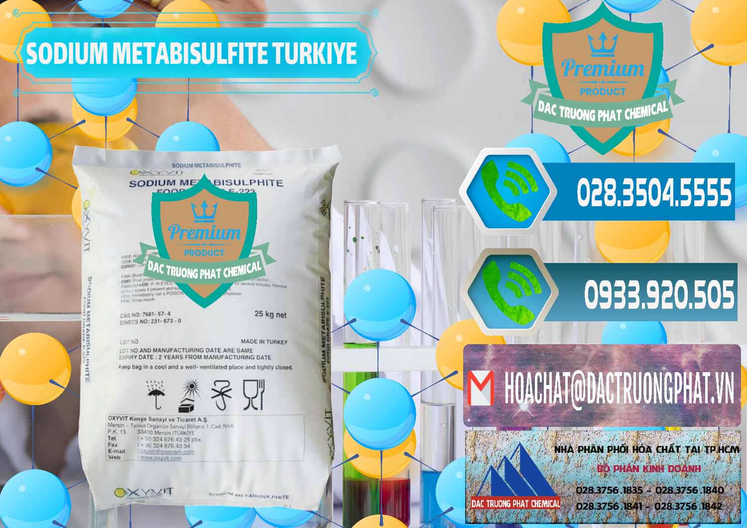 Nơi chuyên kinh doanh & bán Sodium Metabisulfite - NA2S2O5 Food Grade E-223 Thổ Nhĩ Kỳ Turkey - 0413 - Nơi cung cấp & phân phối hóa chất tại TP.HCM - congtyhoachat.net