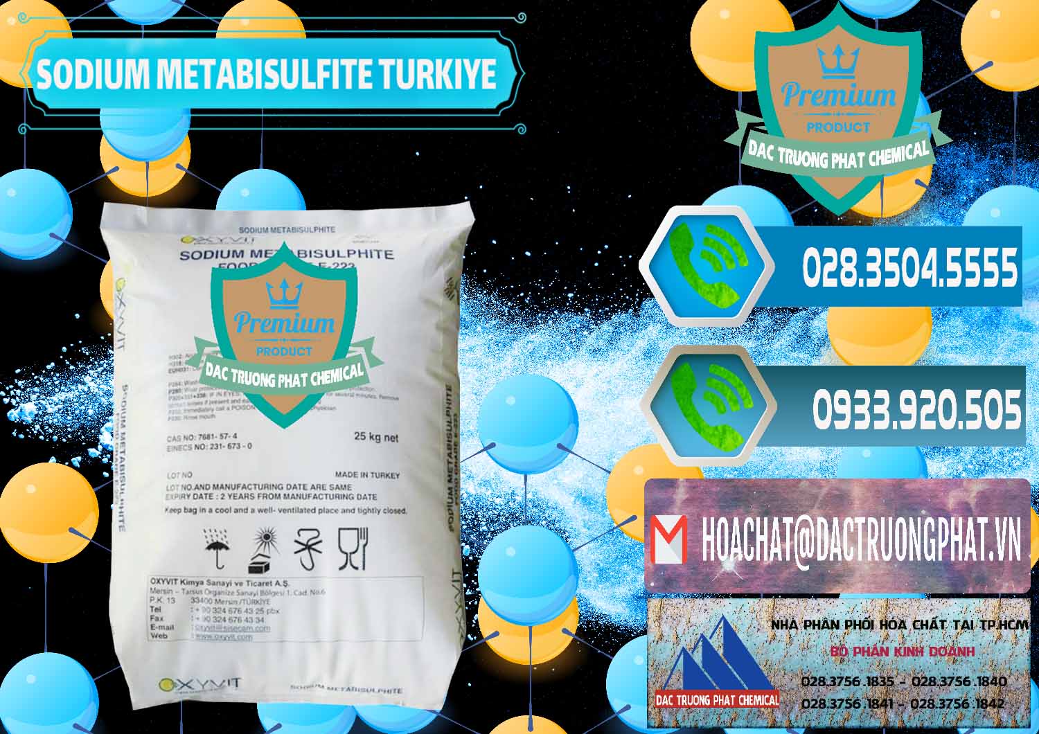 Cty chuyên bán - cung cấp Sodium Metabisulfite - NA2S2O5 Food Grade E-223 Thổ Nhĩ Kỳ Turkey - 0413 - Cty phân phối _ cung ứng hóa chất tại TP.HCM - congtyhoachat.net