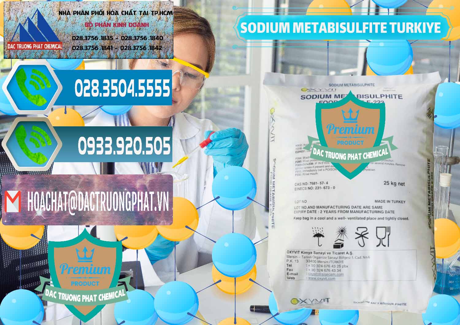 Nơi kinh doanh & bán Sodium Metabisulfite - NA2S2O5 Food Grade E-223 Thổ Nhĩ Kỳ Turkey - 0413 - Đơn vị chuyên kinh doanh và cung cấp hóa chất tại TP.HCM - congtyhoachat.net