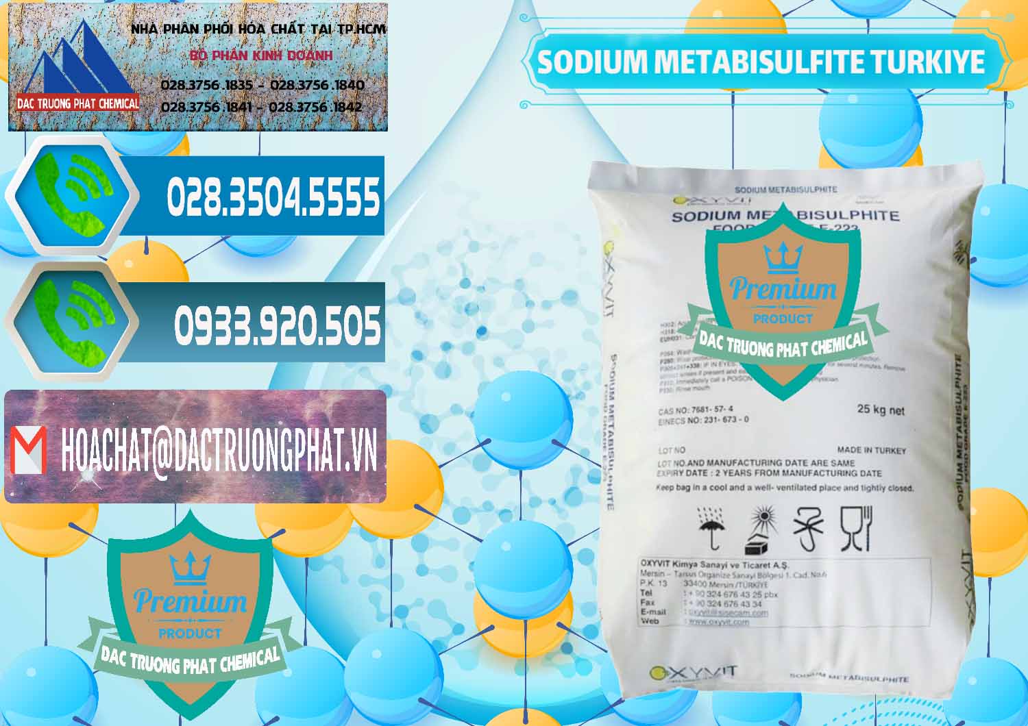 Công ty kinh doanh ( bán ) Sodium Metabisulfite - NA2S2O5 Food Grade E-223 Thổ Nhĩ Kỳ Turkey - 0413 - Công ty kinh doanh ( phân phối ) hóa chất tại TP.HCM - congtyhoachat.net