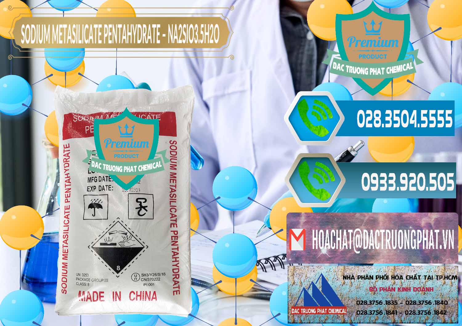 Nơi cung ứng _ bán Sodium Metasilicate Pentahydrate – Silicate Bột Trung Quốc China - 0147 - Chuyên cung cấp - phân phối hóa chất tại TP.HCM - congtyhoachat.net