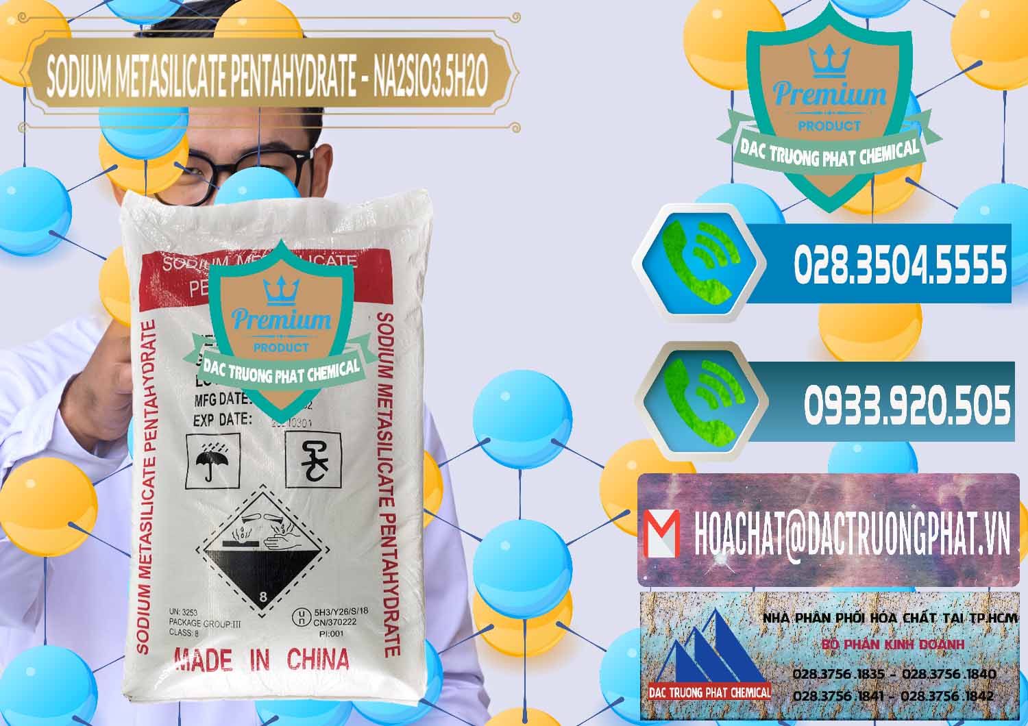 Chuyên cung cấp & bán Sodium Metasilicate Pentahydrate – Silicate Bột Trung Quốc China - 0147 - Cty chuyên cung ứng và phân phối hóa chất tại TP.HCM - congtyhoachat.net