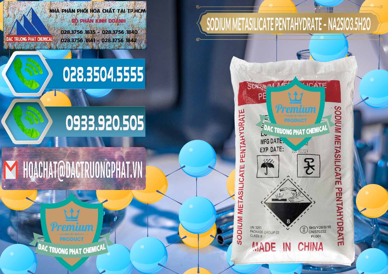 Chuyên phân phối và bán Sodium Metasilicate Pentahydrate – Silicate Bột Trung Quốc China - 0147 - Cty cung cấp & nhập khẩu hóa chất tại TP.HCM - congtyhoachat.net