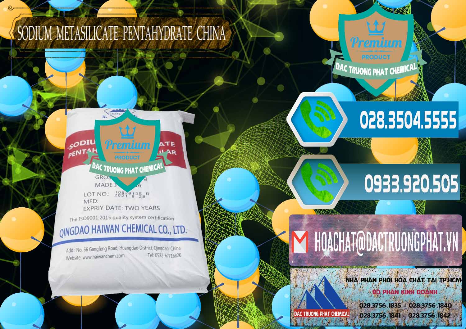 Nơi cung ứng _ bán Sodium Metasilicate Pentahydrate – Silicate Bột Qingdao Trung Quốc China - 0452 - Chuyên kinh doanh - phân phối hóa chất tại TP.HCM - congtyhoachat.net