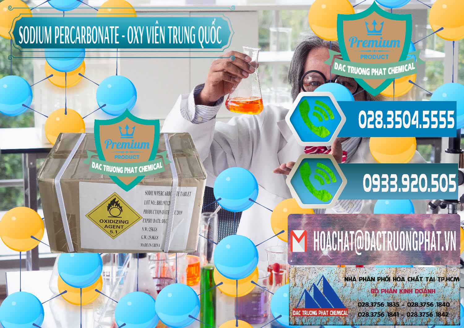 Công ty phân phối & bán Sodium Percarbonate - Oxy Dạng Viên Trung Quốc China - 0329 - Công ty phân phối và bán hóa chất tại TP.HCM - congtyhoachat.net