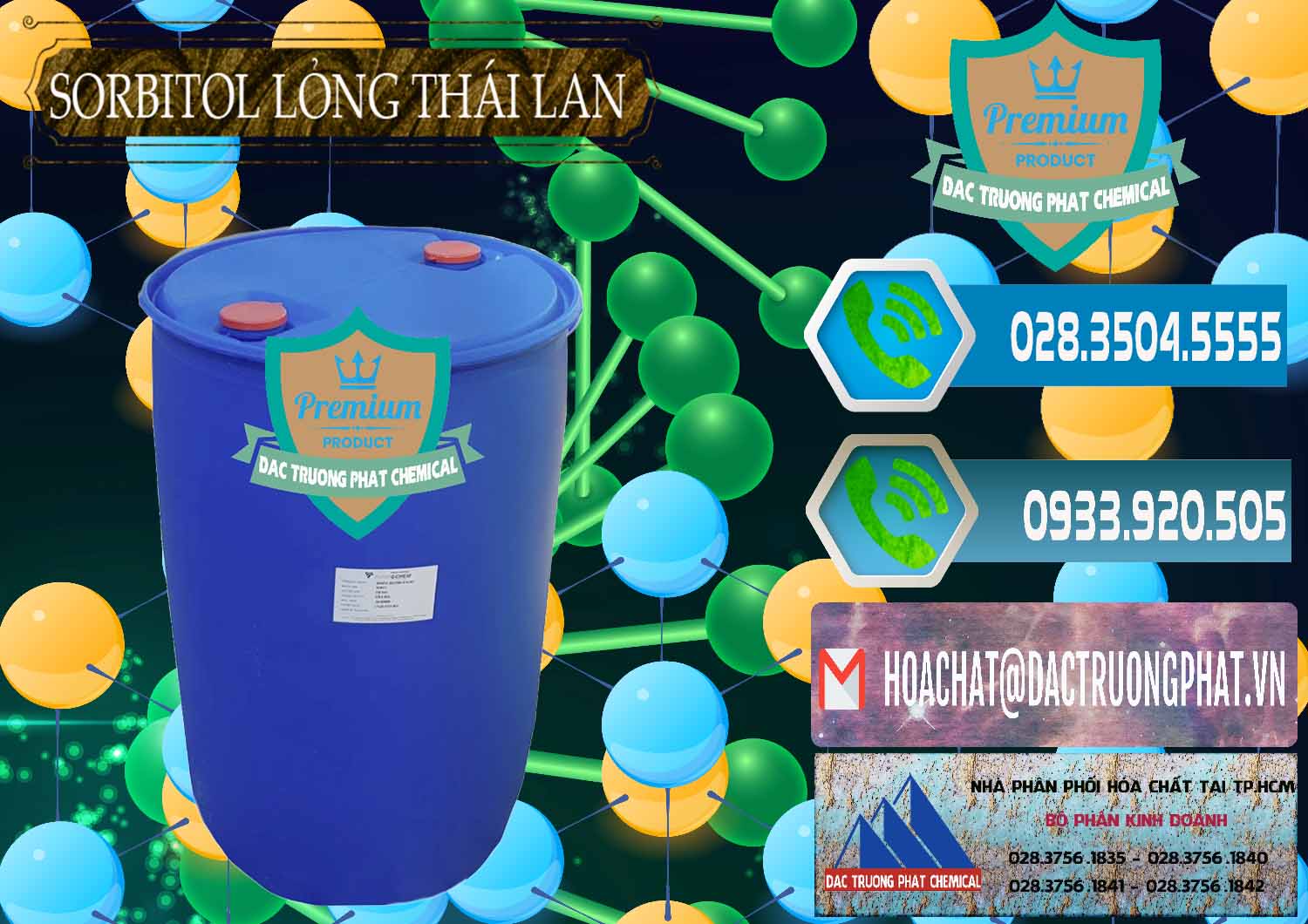Nơi nhập khẩu và bán Sorbitol - C6H14O6 Lỏng 70% Food Grade Thái Lan Thailand - 0341 - Nhà cung cấp và phân phối hóa chất tại TP.HCM - congtyhoachat.net