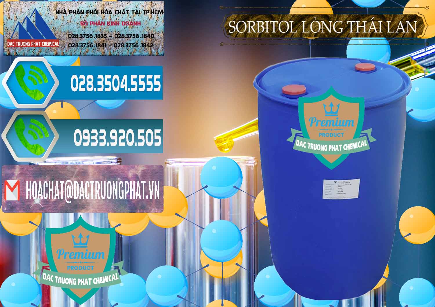 Bán ( cung cấp ) Sorbitol - C6H14O6 Lỏng 70% Food Grade Thái Lan Thailand - 0341 - Công ty chuyên bán - cung cấp hóa chất tại TP.HCM - congtyhoachat.net