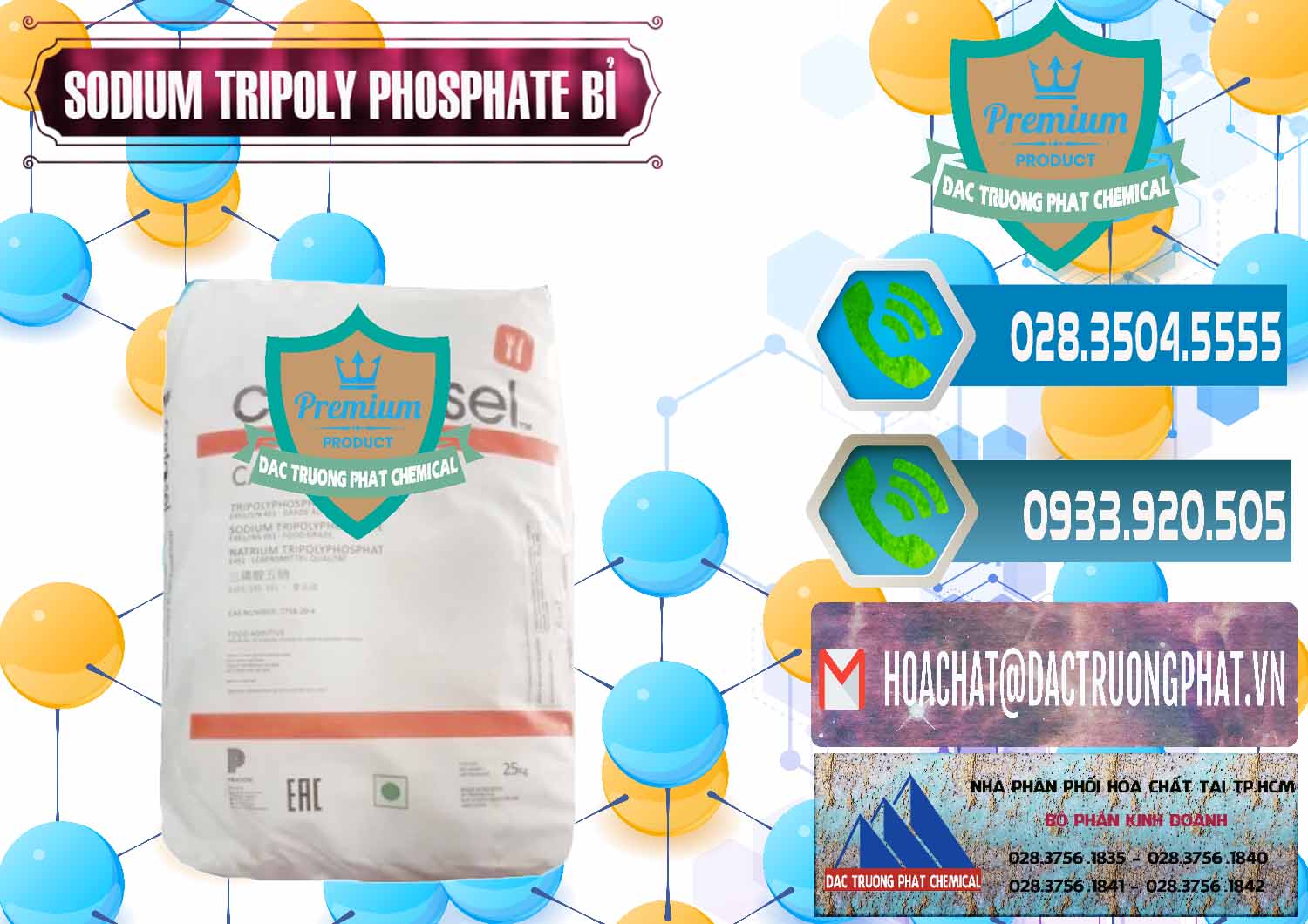 Đơn vị chuyên bán và phân phối Sodium Tripoly Phosphate - STPP Carfosel 991 Bỉ Belgium - 0429 - Đơn vị chuyên kinh doanh - phân phối hóa chất tại TP.HCM - congtyhoachat.net