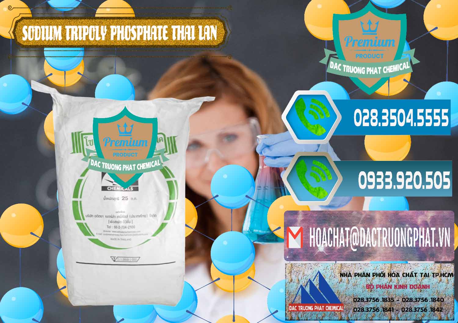 Chuyên bán - phân phối Sodium Tripoly Phosphate - STPP Aditya Birla Grasim Thái Lan Thailand - 0421 - Cty cung ứng & phân phối hóa chất tại TP.HCM - congtyhoachat.net