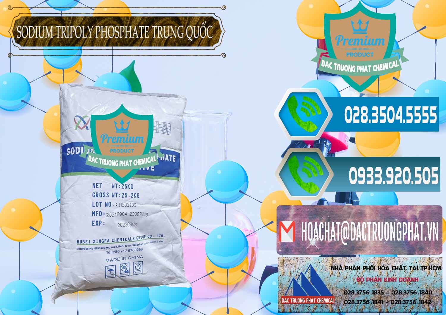 Cty kinh doanh ( bán ) Sodium Tripoly Phosphate - STPP 96% Xingfa Trung Quốc China - 0433 - Cty phân phối và kinh doanh hóa chất tại TP.HCM - congtyhoachat.net