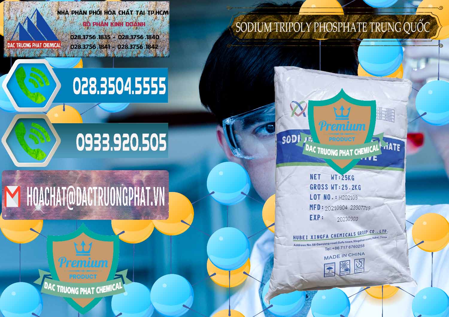 Cty chuyên nhập khẩu _ bán Sodium Tripoly Phosphate - STPP 96% Xingfa Trung Quốc China - 0433 - Phân phối & bán hóa chất tại TP.HCM - congtyhoachat.net