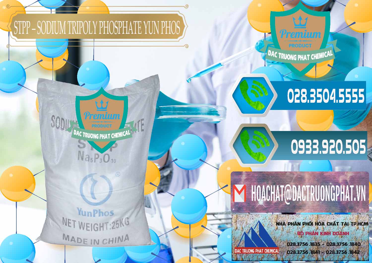 Công ty chuyên bán & phân phối Sodium Tripoly Phosphate - STPP Yun Phos Trung Quốc China - 0153 - Đơn vị phân phối & cung cấp hóa chất tại TP.HCM - congtyhoachat.net