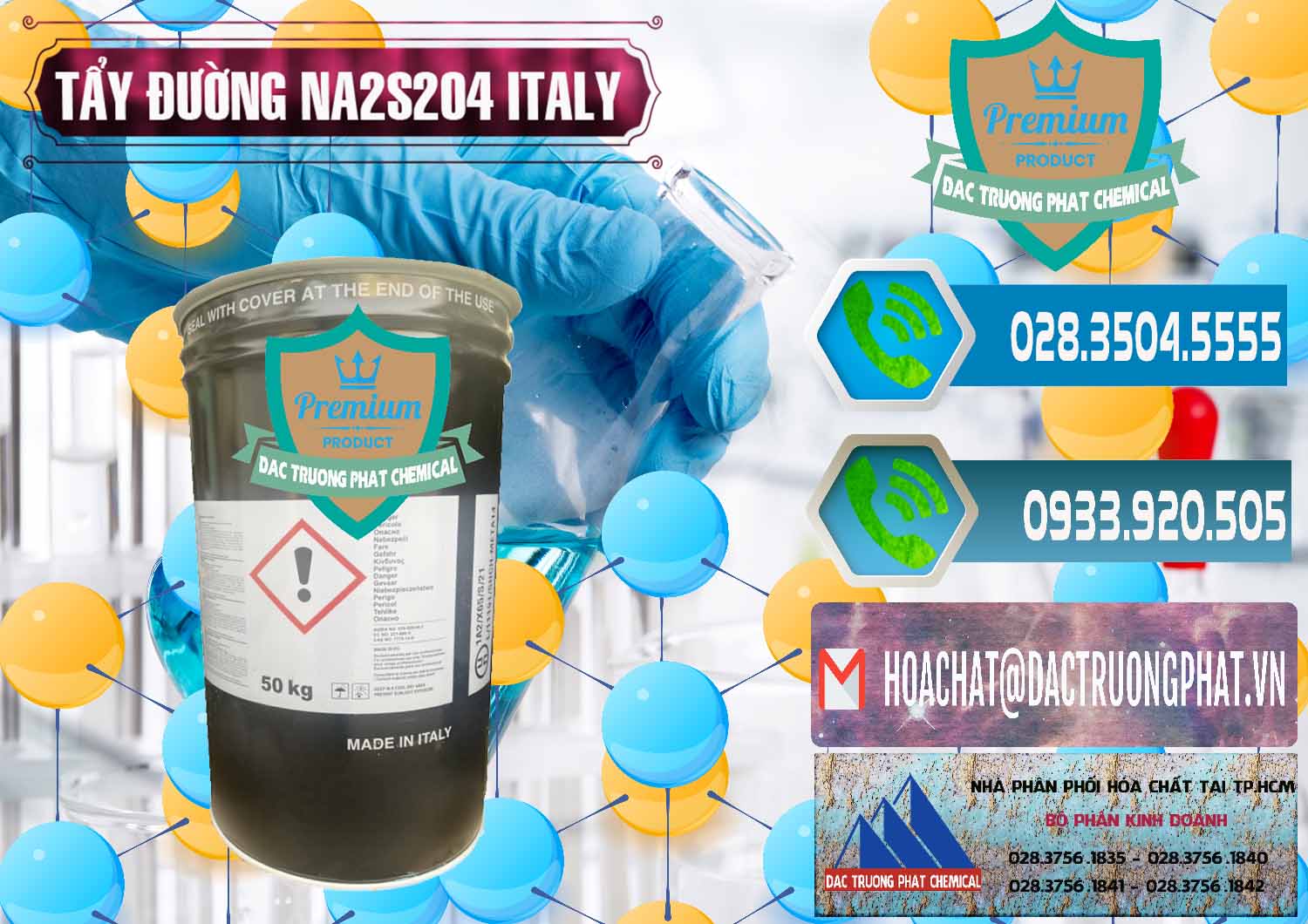 Cty bán và phân phối Tẩy Đường - NA2S2O4 Ý Italy - 0422 - Đơn vị chuyên bán và cung cấp hóa chất tại TP.HCM - congtyhoachat.net