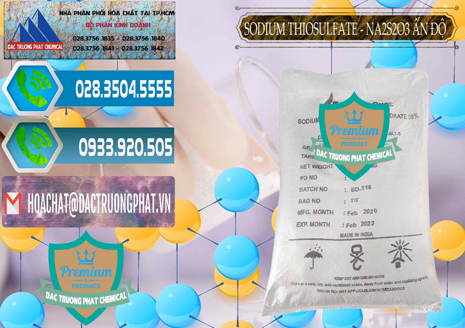 Nơi chuyên kinh doanh _ bán Sodium Thiosulfate - NA2S2O3 Ấn Độ India Bhanu Dyes - 0202 - Công ty bán ( phân phối ) hóa chất tại TP.HCM - congtyhoachat.net