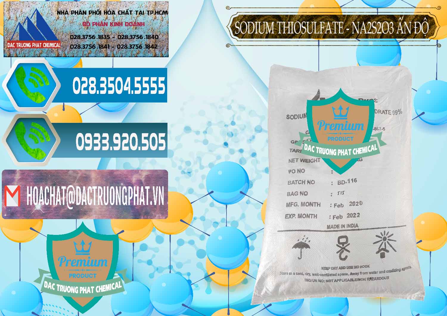 Nơi bán _ cung cấp Sodium Thiosulfate - NA2S2O3 Ấn Độ India Bhanu Dyes - 0202 - Nhà cung cấp _ nhập khẩu hóa chất tại TP.HCM - congtyhoachat.net