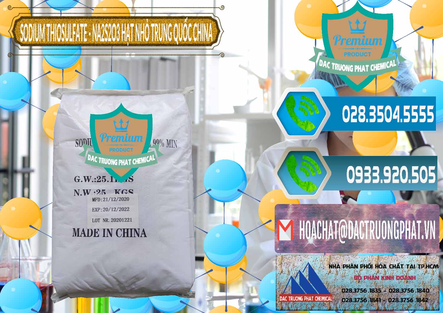 Cty chuyên phân phối & bán Sodium Thiosulfate - NA2S2O3 Hạt Nhỏ Trung Quốc China - 0204 - Cty bán _ cung cấp hóa chất tại TP.HCM - congtyhoachat.net