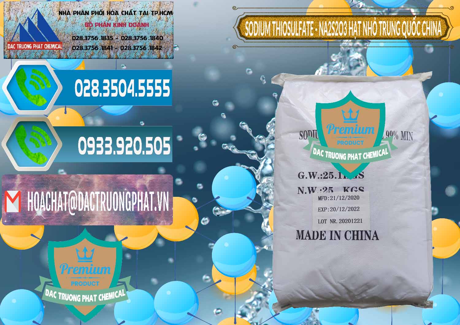 Cty cung cấp ( bán ) Sodium Thiosulfate - NA2S2O3 Hạt Nhỏ Trung Quốc China - 0204 - Đơn vị chuyên bán - phân phối hóa chất tại TP.HCM - congtyhoachat.net