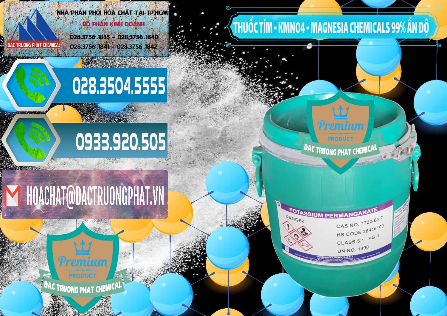 Nơi chuyên phân phối và bán Thuốc Tím - KMNO4 Magnesia Chemicals 99% Ấn Độ India - 0251 - Cty chuyên phân phối ( bán ) hóa chất tại TP.HCM - congtyhoachat.net