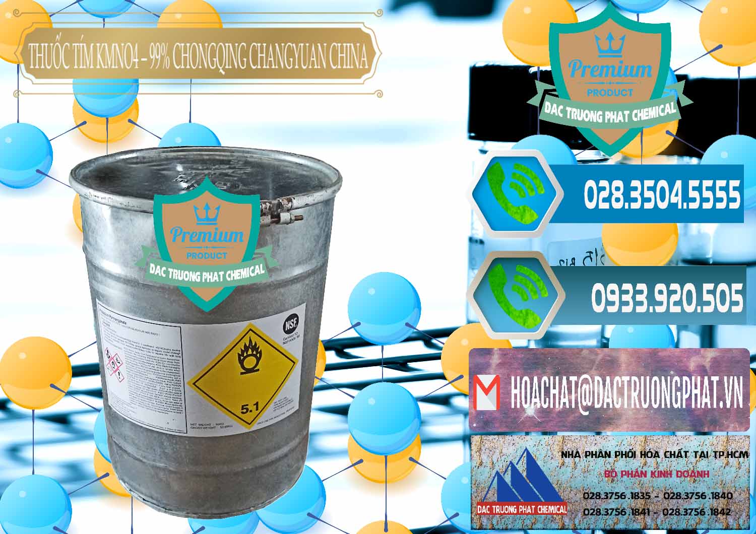 Bán và cung cấp Thuốc Tím – KMNO4 99% Chongqing Changyuan Trung Quốc China - 0166 - Nhà cung cấp & phân phối hóa chất tại TP.HCM - congtyhoachat.net