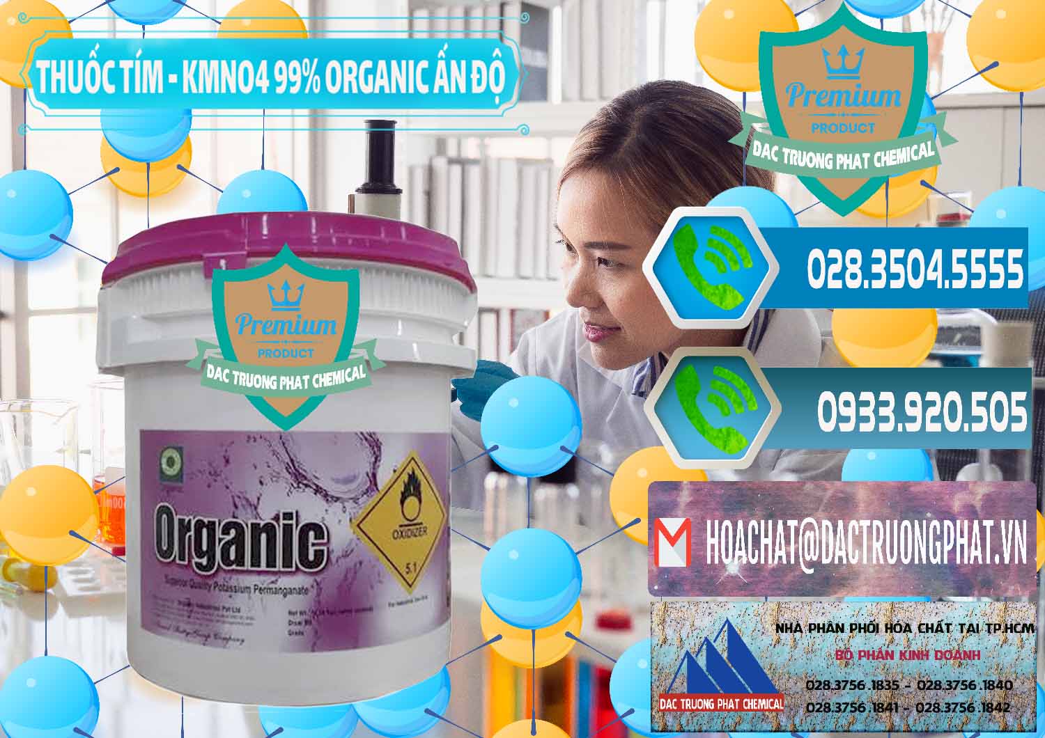 Cty chuyên bán và cung ứng Thuốc Tím - KMNO4 99% Organic Ấn Độ India - 0216 - Nơi cung ứng và phân phối hóa chất tại TP.HCM - congtyhoachat.net