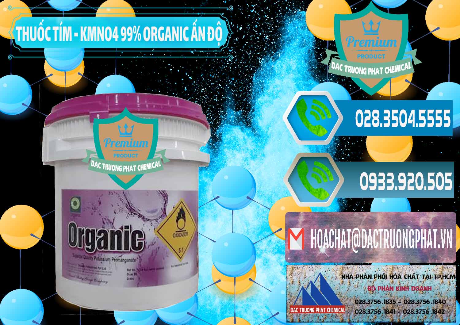 Đơn vị chuyên kinh doanh - bán Thuốc Tím - KMNO4 99% Organic Ấn Độ India - 0216 - Chuyên kinh doanh và phân phối hóa chất tại TP.HCM - congtyhoachat.net