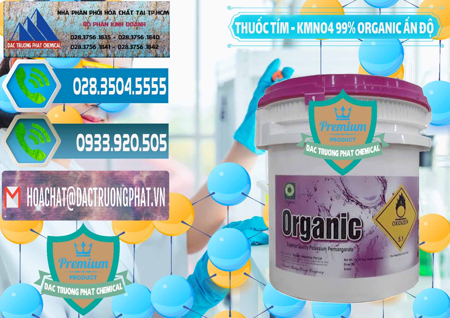 Chuyên cung cấp ( bán ) Thuốc Tím - KMNO4 99% Organic Ấn Độ India - 0216 - Nơi chuyên cung cấp ( kinh doanh ) hóa chất tại TP.HCM - congtyhoachat.net