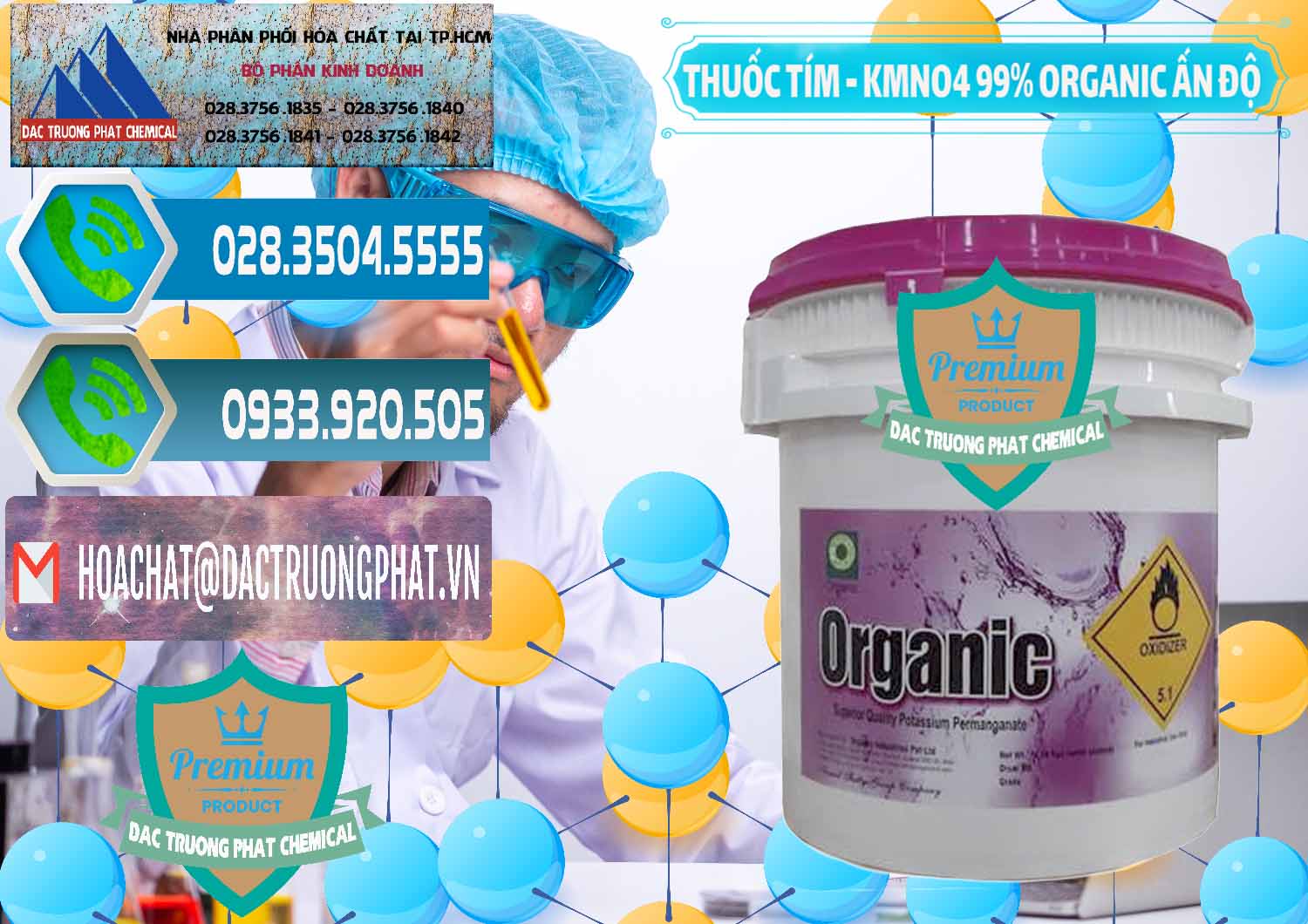 Nơi bán _ cung ứng Thuốc Tím - KMNO4 99% Organic Ấn Độ India - 0216 - Nơi chuyên cung cấp & kinh doanh hóa chất tại TP.HCM - congtyhoachat.net