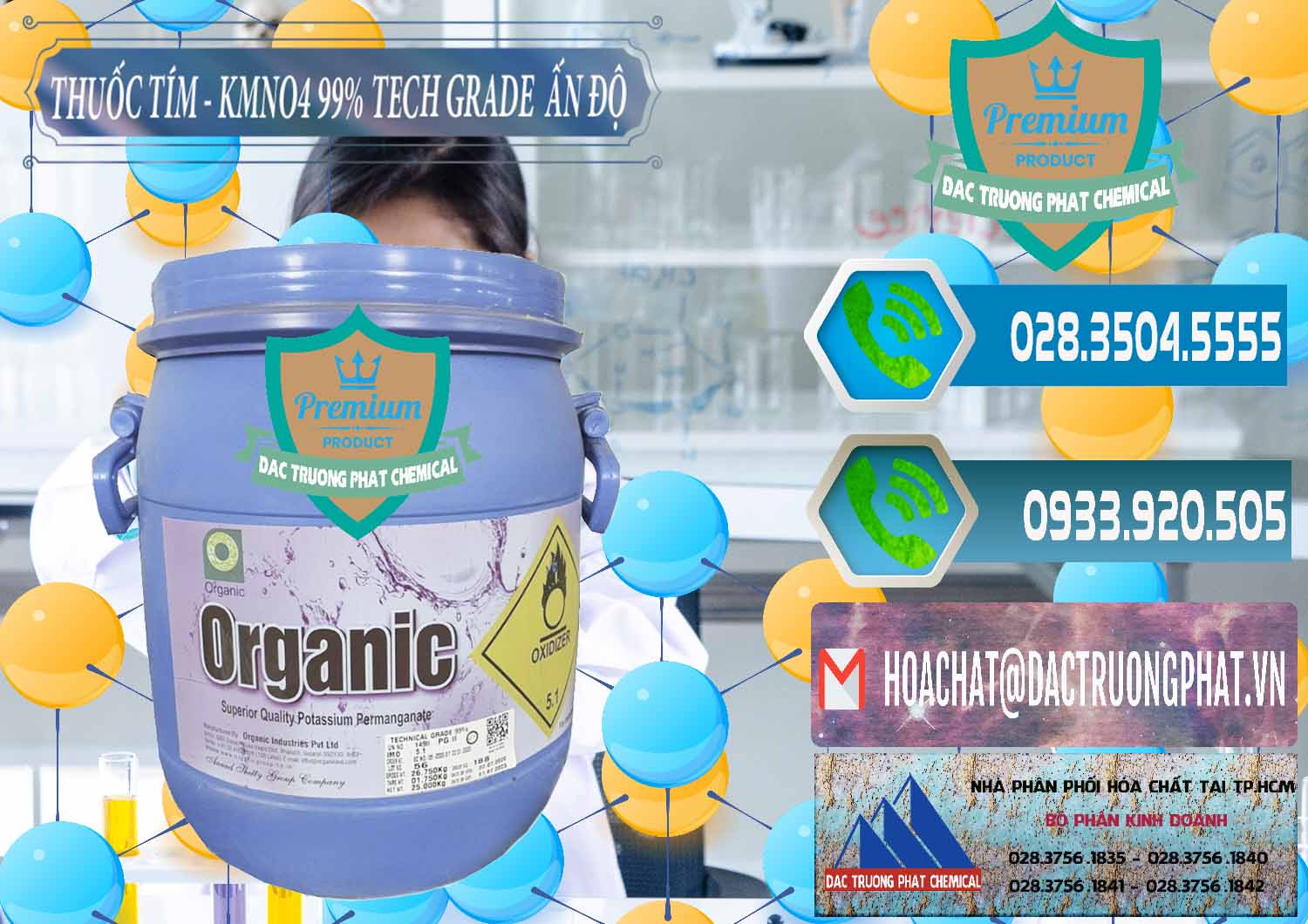 Cty bán _ phân phối Thuốc Tím - KMNO4 99% Organic Group Ấn Độ India - 0250 - Công ty bán _ cung cấp hóa chất tại TP.HCM - congtyhoachat.net