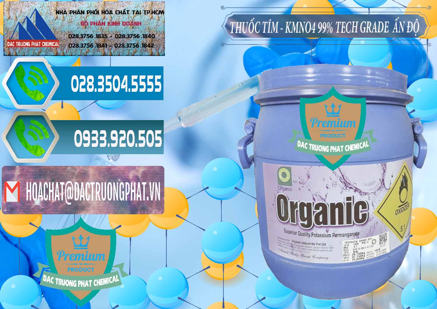 Công ty chuyên cung ứng & bán Thuốc Tím - KMNO4 99% Organic Group Ấn Độ India - 0250 - Phân phối và bán hóa chất tại TP.HCM - congtyhoachat.net