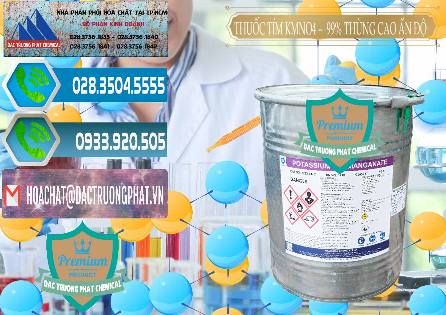 Chuyên kinh doanh _ bán Thuốc Tím - KMNO4 Thùng Cao 99% Magnesia Chemicals Ấn Độ India - 0164 - Cty chuyên kinh doanh & phân phối hóa chất tại TP.HCM - congtyhoachat.net