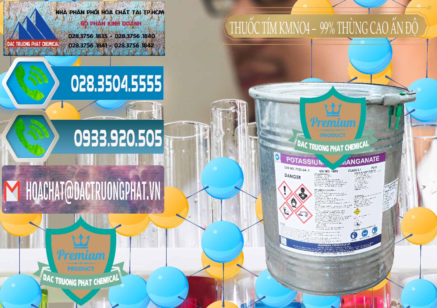 Nhà nhập khẩu _ bán Thuốc Tím - KMNO4 Thùng Cao 99% Magnesia Chemicals Ấn Độ India - 0164 - Phân phối và cung cấp hóa chất tại TP.HCM - congtyhoachat.net