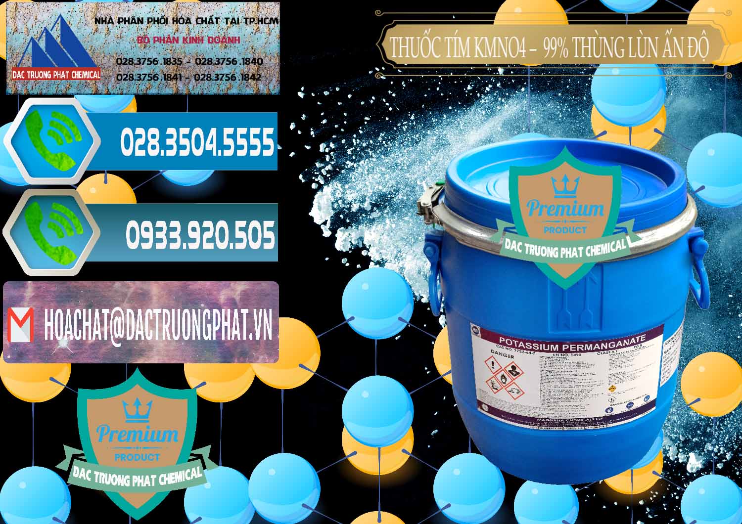 Công ty kinh doanh - bán Thuốc Tím - KMNO4 Thùng Lùn 99% Magnesia Chemicals Ấn Độ India - 0165 - Công ty cung cấp - kinh doanh hóa chất tại TP.HCM - congtyhoachat.net