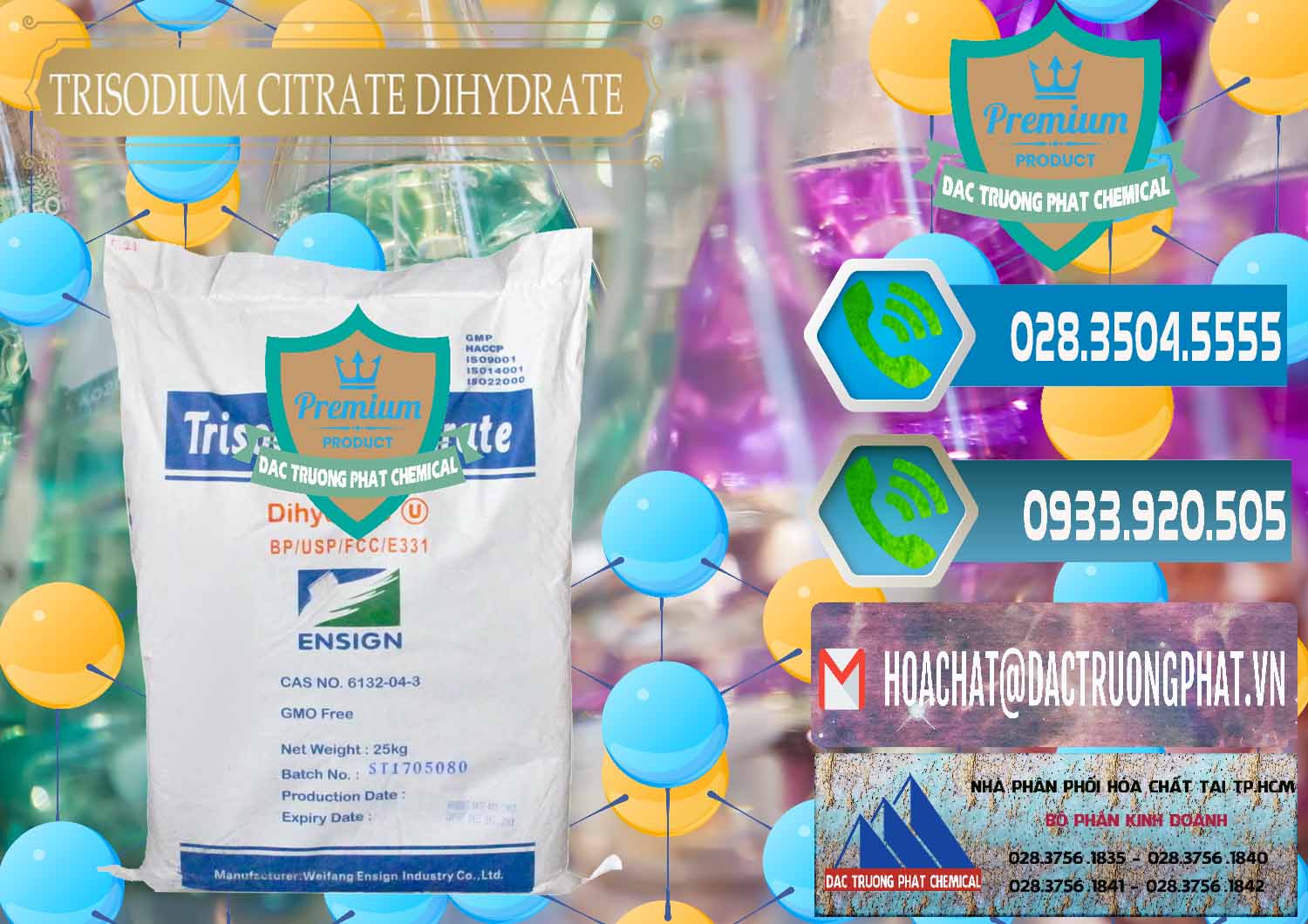 Đơn vị bán và cung ứng Trisodium Citrate Dihydrate - Na3C6H5O7 Weifang Trung Quốc China - 0324 - Phân phối & nhập khẩu hóa chất tại TP.HCM - congtyhoachat.net