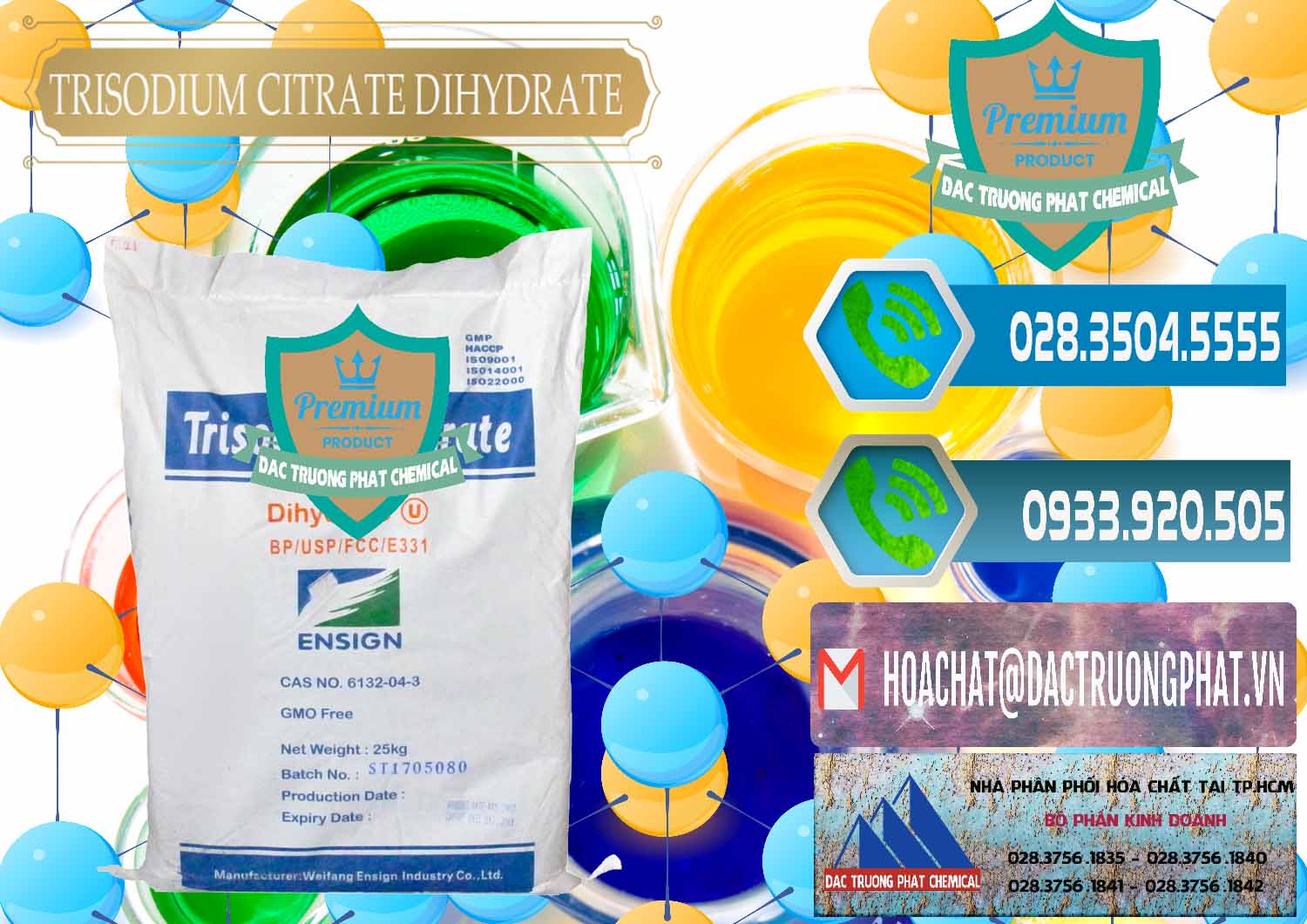 Bán - cung cấp Trisodium Citrate Dihydrate - Na3C6H5O7 Weifang Trung Quốc China - 0324 - Nơi chuyên kinh doanh ( cung cấp ) hóa chất tại TP.HCM - congtyhoachat.net