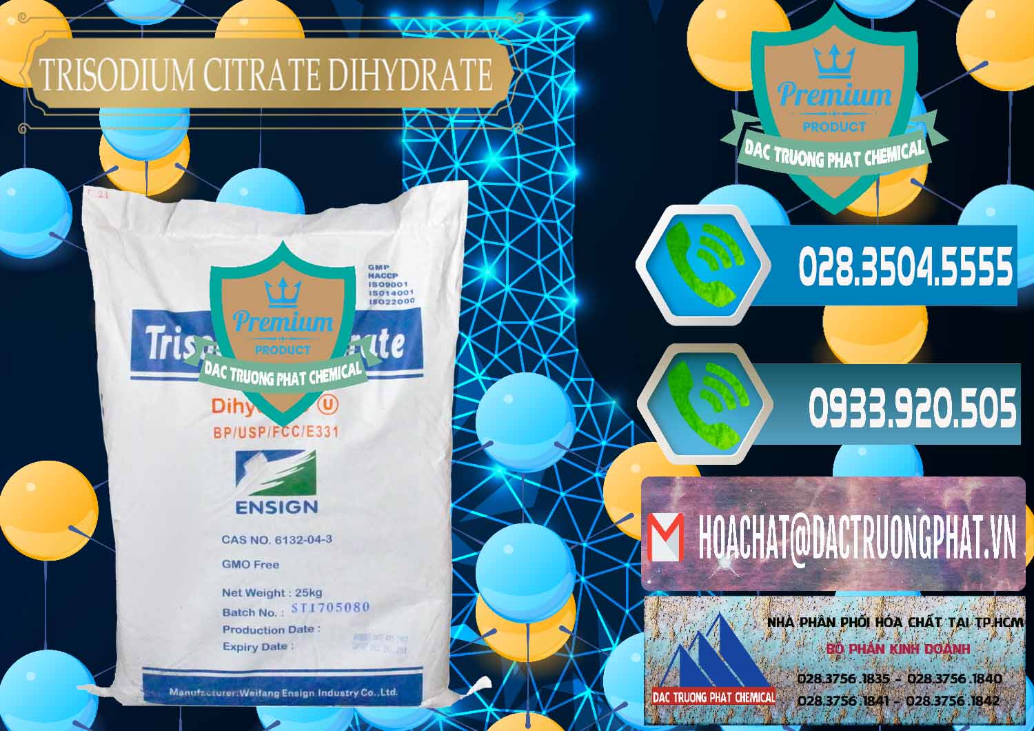 Công ty chuyên nhập khẩu & bán Trisodium Citrate Dihydrate - Na3C6H5O7 Weifang Trung Quốc China - 0324 - Nơi cung cấp - kinh doanh hóa chất tại TP.HCM - congtyhoachat.net