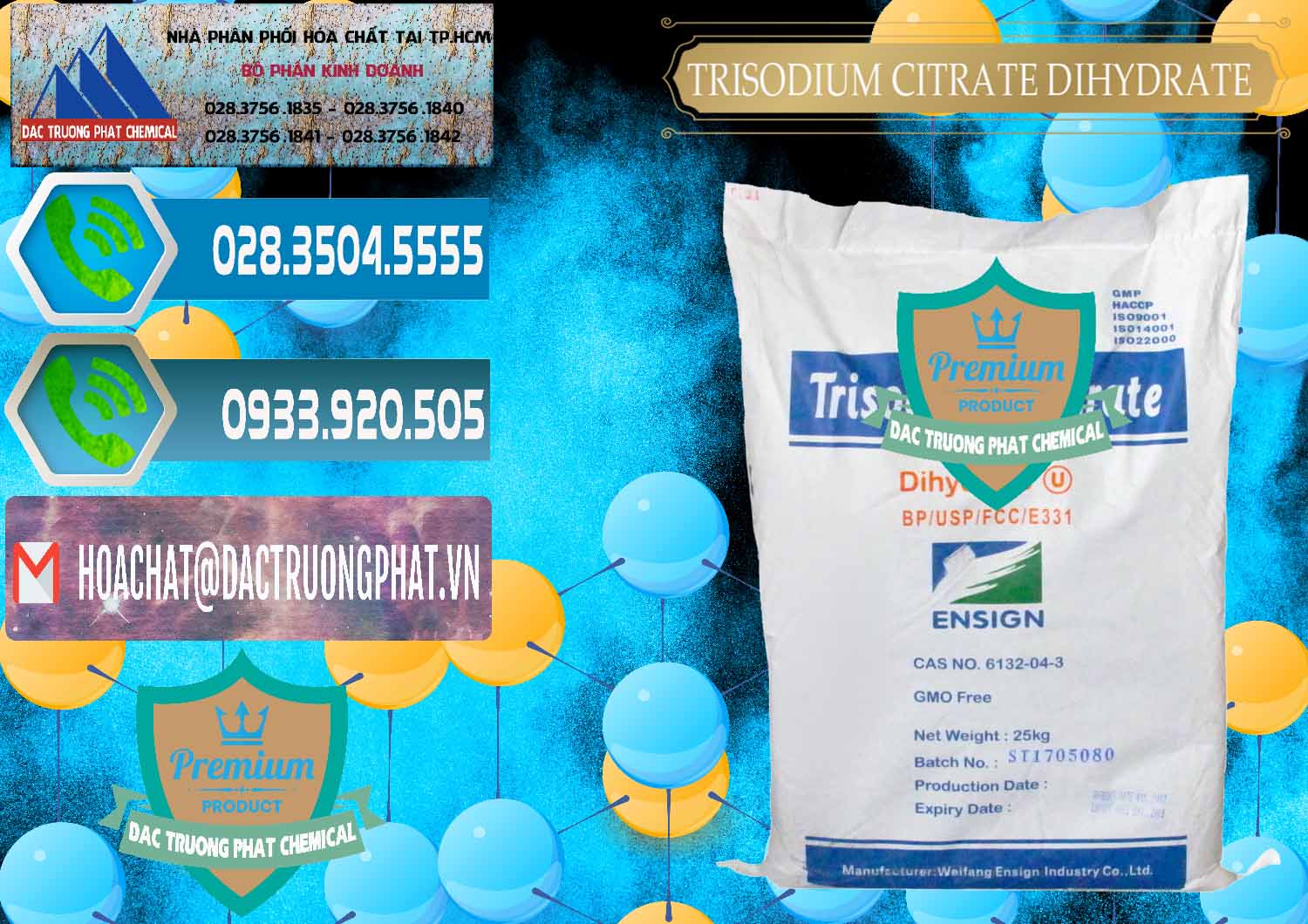 Đơn vị chuyên bán & cung ứng Trisodium Citrate Dihydrate - Na3C6H5O7 Weifang Trung Quốc China - 0324 - Công ty chuyên kinh doanh và phân phối hóa chất tại TP.HCM - congtyhoachat.net