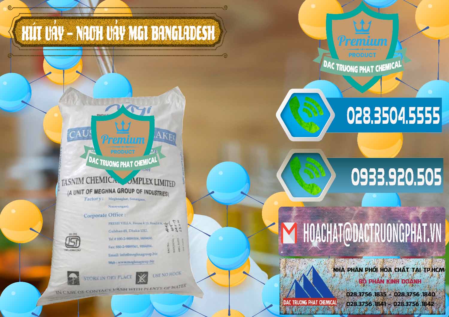 Đơn vị phân phối ( bán ) Xút Vảy - NaOH Vảy 99% MGI Bangladesh - 0274 - Đơn vị chuyên cung cấp & kinh doanh hóa chất tại TP.HCM - congtyhoachat.net