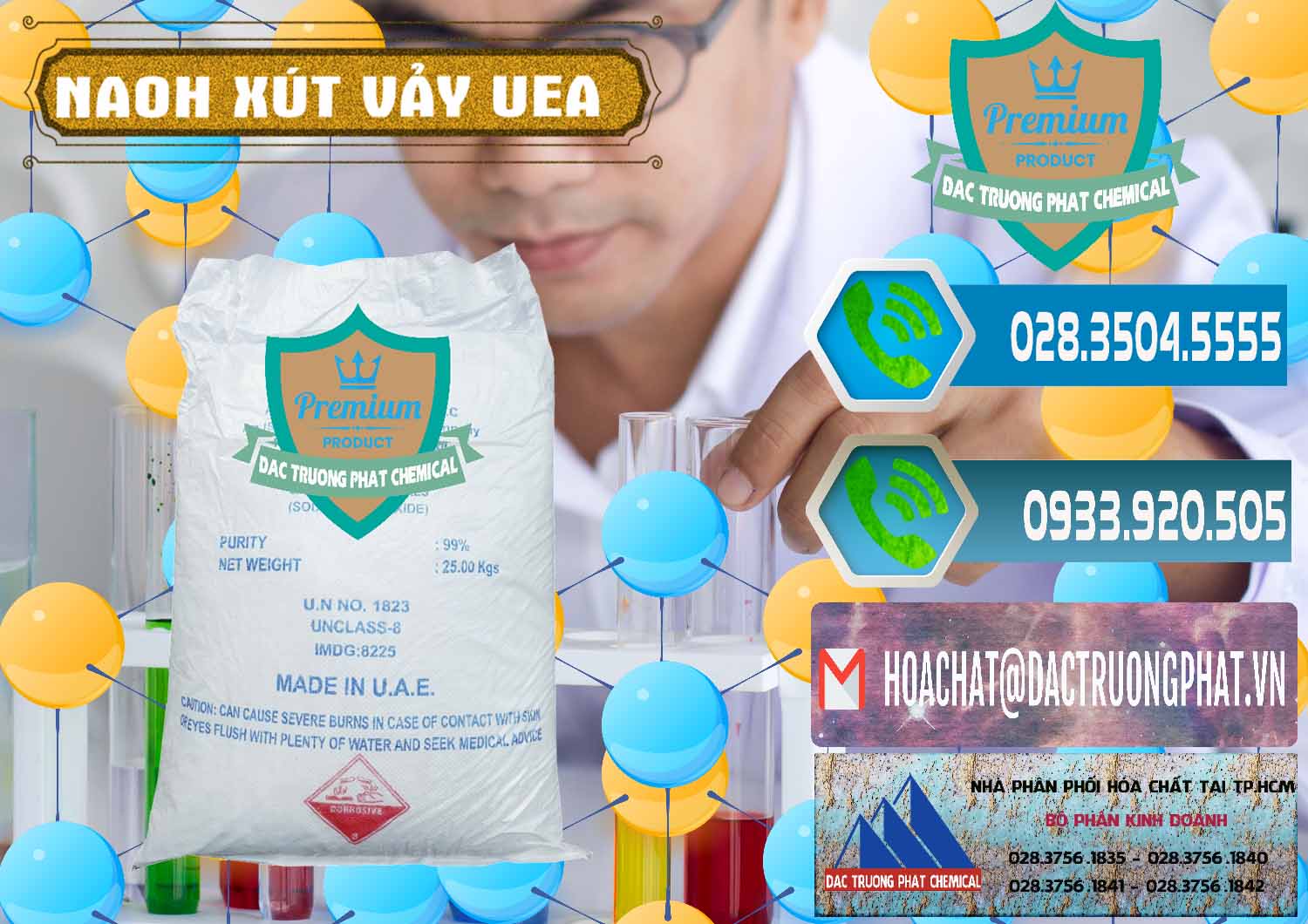 Nơi cung cấp _ bán Xút Vảy - NaOH Vảy UAE Iran - 0432 - Công ty chuyên phân phối và cung ứng hóa chất tại TP.HCM - congtyhoachat.net