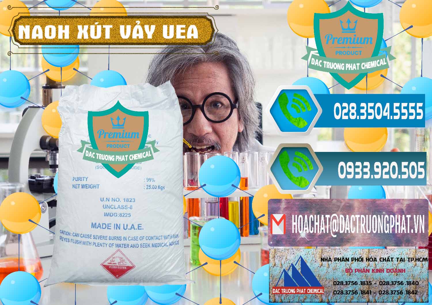 Chuyên cung cấp và bán Xút Vảy - NaOH Vảy UAE Iran - 0432 - Nơi nhập khẩu - phân phối hóa chất tại TP.HCM - congtyhoachat.net
