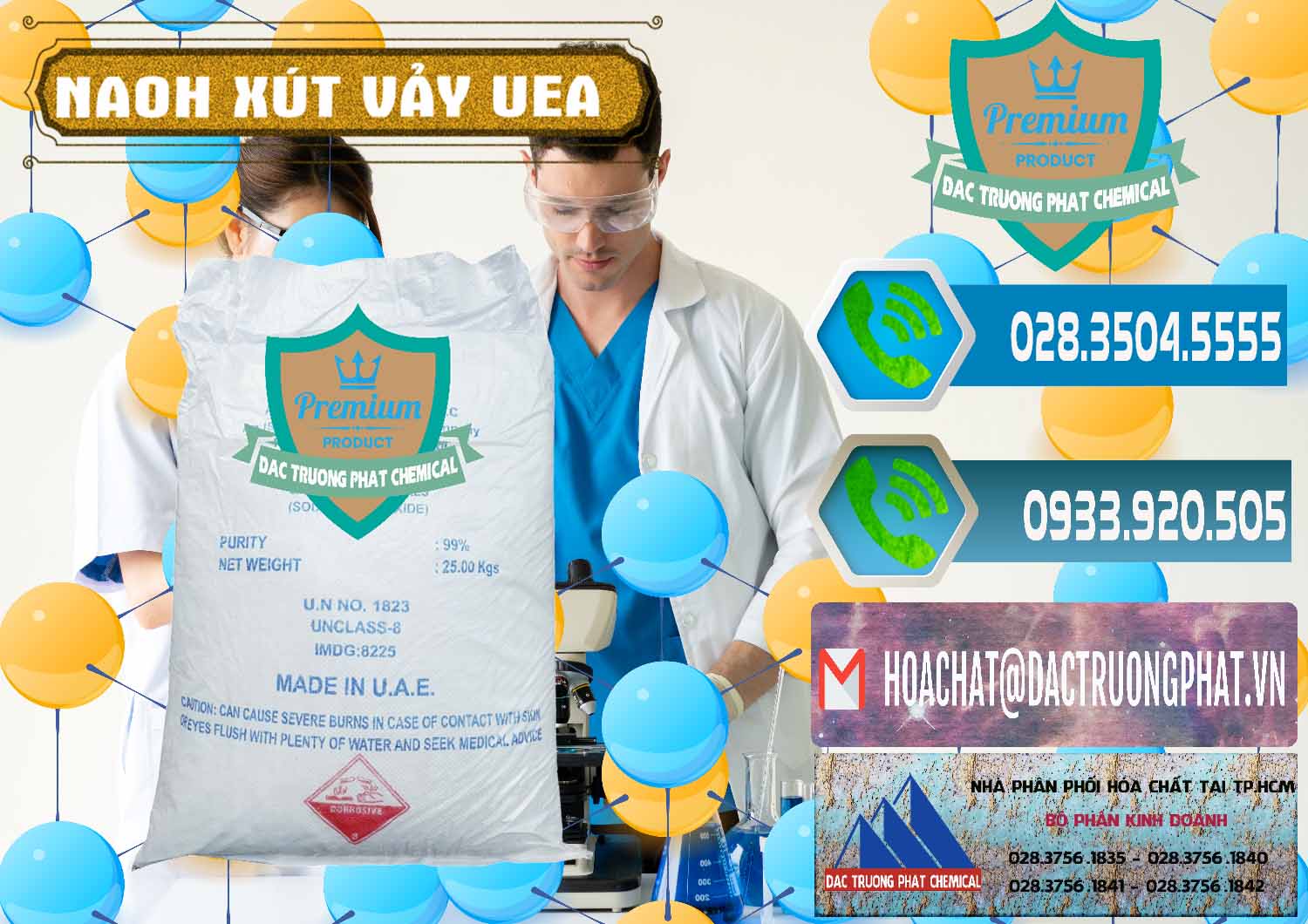Cty chuyên bán _ cung ứng Xút Vảy - NaOH Vảy UAE Iran - 0432 - Nơi chuyên cung cấp - kinh doanh hóa chất tại TP.HCM - congtyhoachat.net