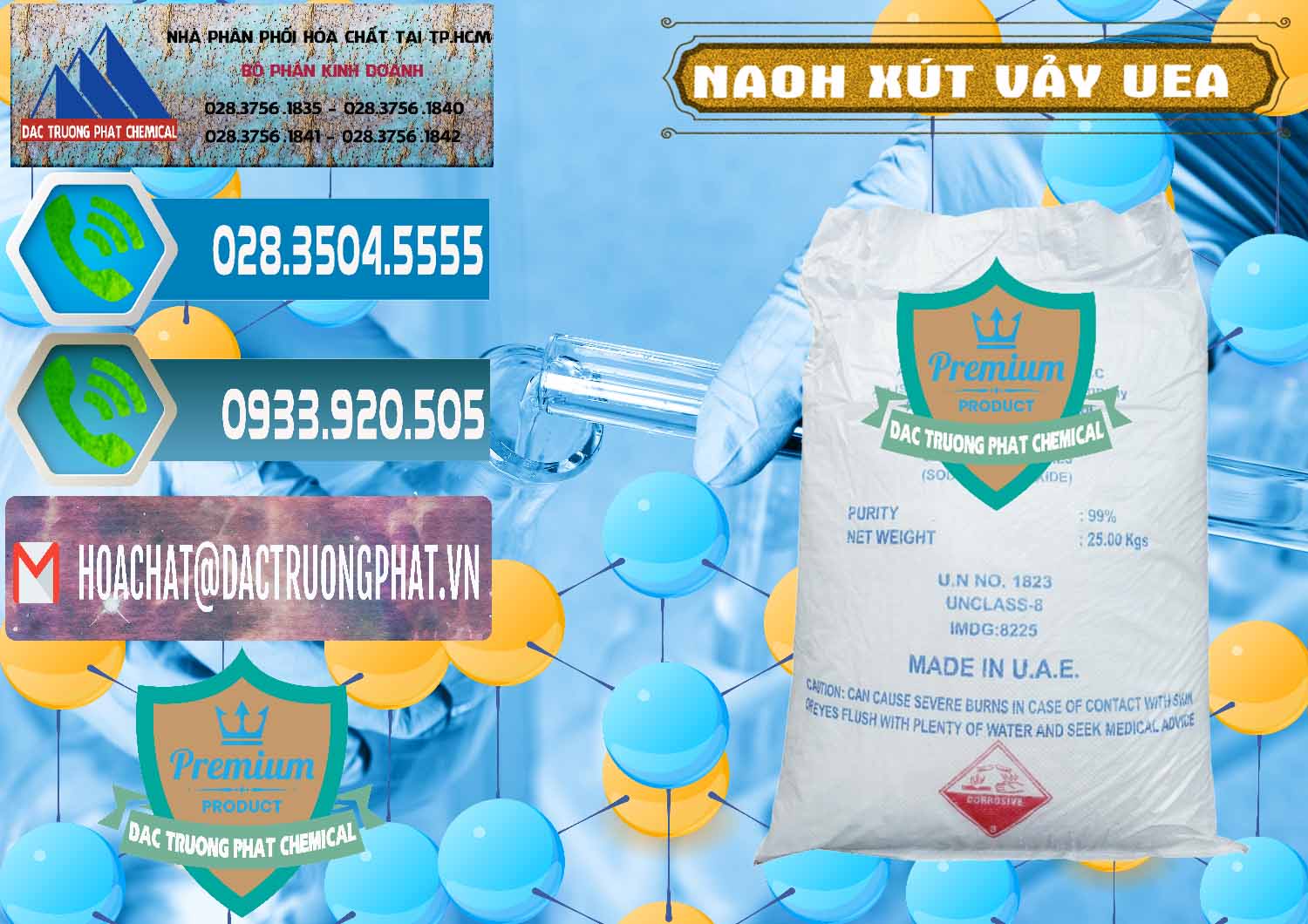 Cty chuyên cung cấp - bán Xút Vảy - NaOH Vảy UAE Iran - 0432 - Nhà phân phối _ cung cấp hóa chất tại TP.HCM - congtyhoachat.net