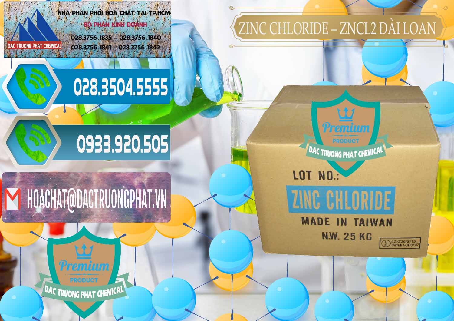 Cung ứng và bán Zinc Chloride - ZNCL2 96% Đài Loan Taiwan - 0178 - Nhà phân phối ( cung ứng ) hóa chất tại TP.HCM - congtyhoachat.net