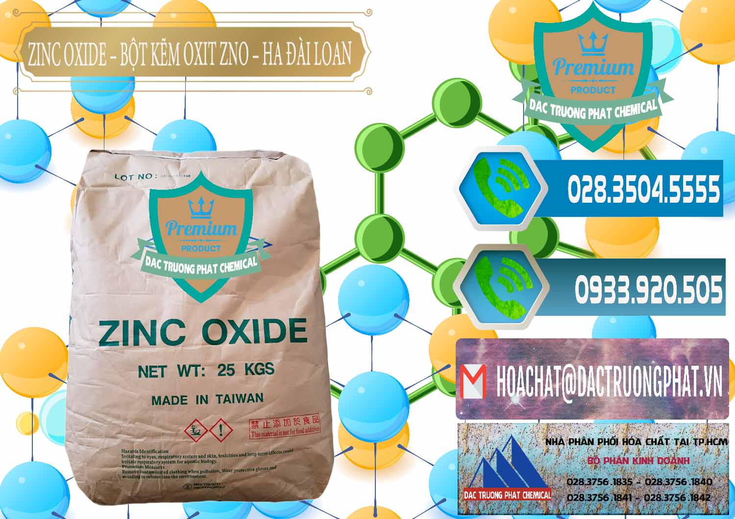 Đơn vị chuyên kinh doanh - bán Zinc Oxide - Bột Kẽm Oxit ZNO HA Đài Loan Taiwan - 0180 - Đơn vị kinh doanh _ cung cấp hóa chất tại TP.HCM - congtyhoachat.net